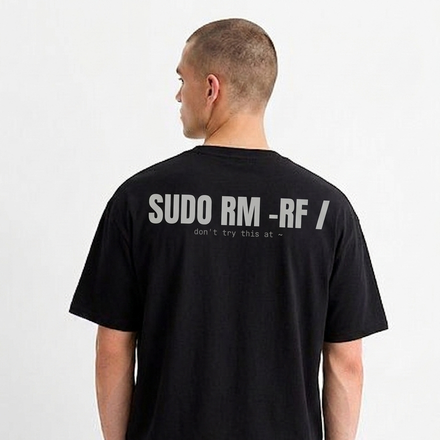 Sudo rm -rf / — Linux Graphic Tee